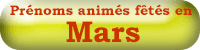 Gifs animés gratuits   prénoms fêtés en Mars