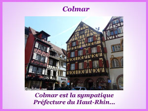 Visite de la ville de Colmar (Haut-Rhin)