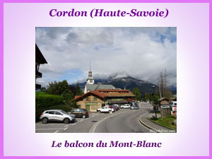 Cordon , le balcon du Mont-Blanc