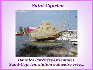 La station balnéaire de Saint Cyprien - Pyrénées Orientales