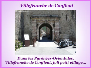 Le village e Villefranche Conflent