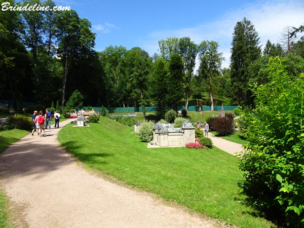 Vues d'ensemble du Parc Miniature de Plombières les Bains (Vosges)