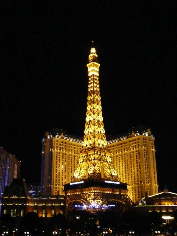 tour Eiffel à Las Vegas - Ouest américain