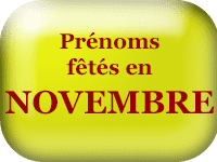 Prénoms fêtés en novembre