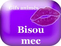 Gifs animés - bisou mec