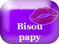 Gifs animés - bisou papy