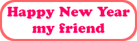 animated gif - happy new year my friend