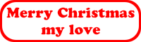 animated gif - merry christmas my love