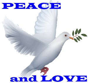 Gif animé gratuit - Peace and Love