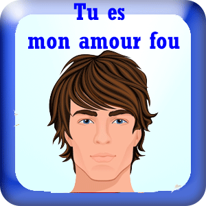 Image animée gratuite     Tu es mon amour fou