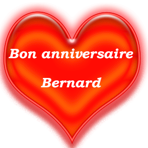 bon anniversaire Bernard