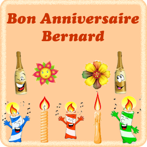 Bon Anniversaire Bernard