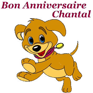 gif animé gratuit - anniversaire - Chantal