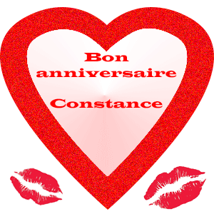gif animé gratuit - anniversaire - Constance