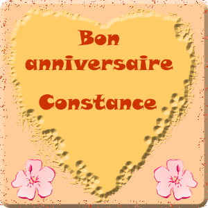 Bon Anniversaire Constance