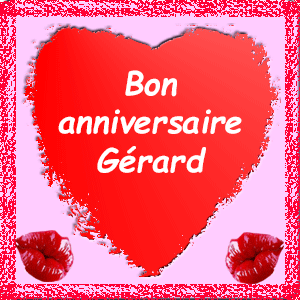 Bon Anniversaire Gérard
