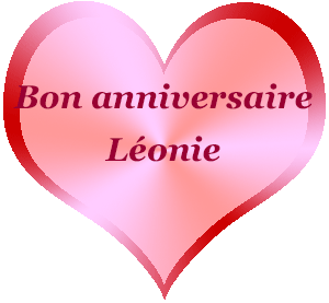 Bon Anniversaire Léonie