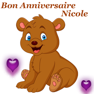 Bon anniversaire - Nicole