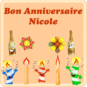 Bon anniversaire - Nicole