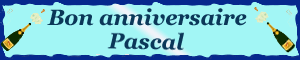 Gif animé gratuit : Bon Anniversaire Pascal