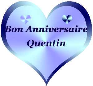 Gif animé gratuit : Bon Anniversaire Quentin