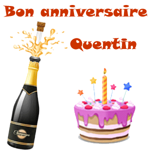 Bon anniversaire - Quentin