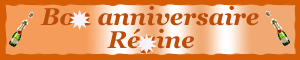 Gif animé gratuit : Bon Anniversaire Régine