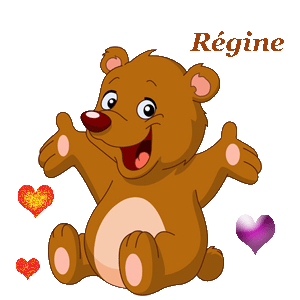 gif animé gratuit - anniversaire - Régine