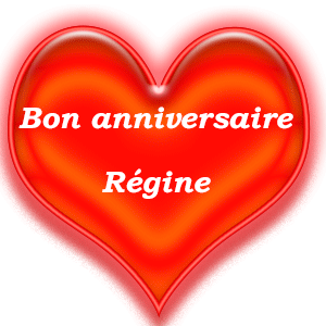 Bon anniversaire - Régine