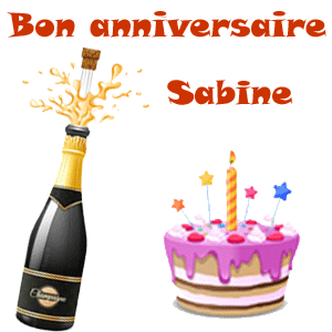 Bon anniversaire - Sabine