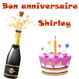 Bon anniversaire Shirley