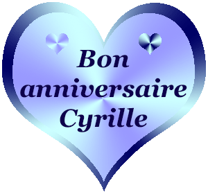 gif animé gratuit - anniversaire - Cyrille