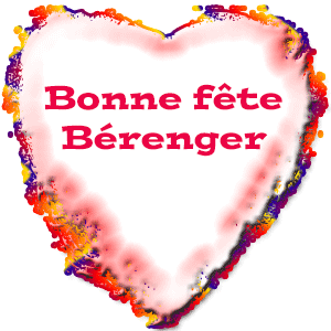 Gif animé gratuit - bonne fête Bérenger   -  26  mai