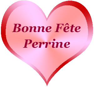 Gif animé gratuit - bonne fête Perrine   -  31  mai