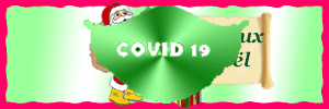 gif animé gratuit Noël - Covid 19 - coronavirus