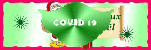 gif animé gratuit Noël - Covid 19 - coronavirus