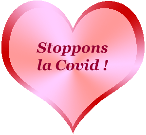 Gif animé Covid 19 - Stoppons la Covid