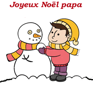 gif animé Noël gratuit - Joyeux Noël papa