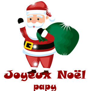 gif animé Noël gratuit - Joyeux Noël papy