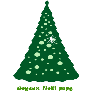 gif animé Noël gratuit - Joyeux Noël papy