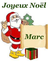 gif animé Noël gratuit - Marc