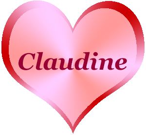gif animé -  Claudine