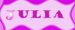 Gif animé gratuit - prénom - Julia