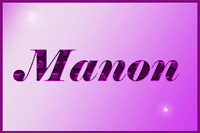 Gif animé gratuit - prénom - Manon