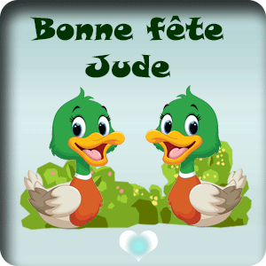 gif animé - Bonne fête Jude Bonne fête Jude
