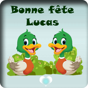 gif animé - Bonne fête Lucas Bonne fête Lucas