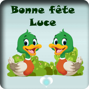 gif animé - Bonne fête Luce Bonne fête Luce