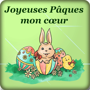 Gif animé : Joyeuses Pâques à vous