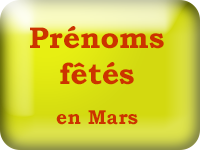 Gifs animés - prénoms fêtés en Mars