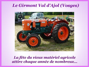 Fête du matériel agricole ancien à la Girmont Val d'Ajol